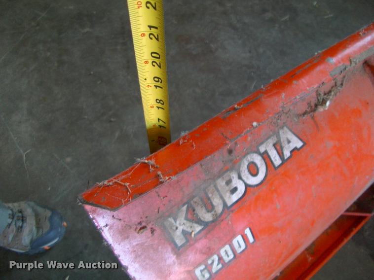 image for item DK9651 Kubota G2001 snow blade