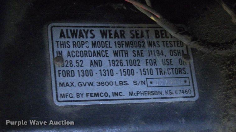 image for item DK9652 1983 Ford 1510 tractor