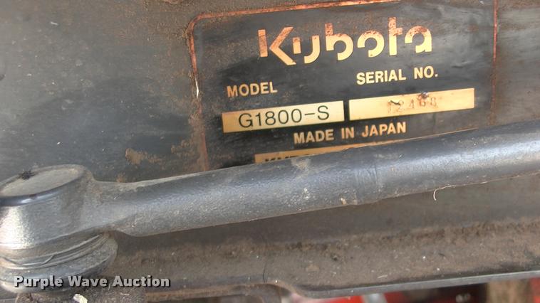 image for item DK9653 Kubota G1800HST lawn mower