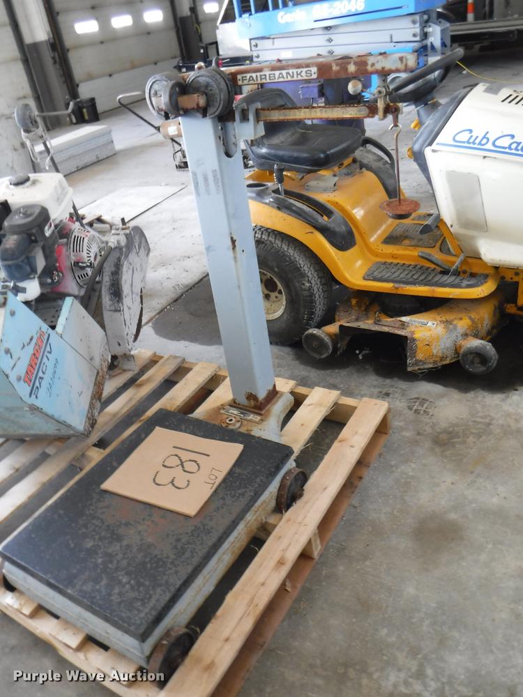 Fairbanks platform scale in Saint Joseph, MO Item DL9511 sold