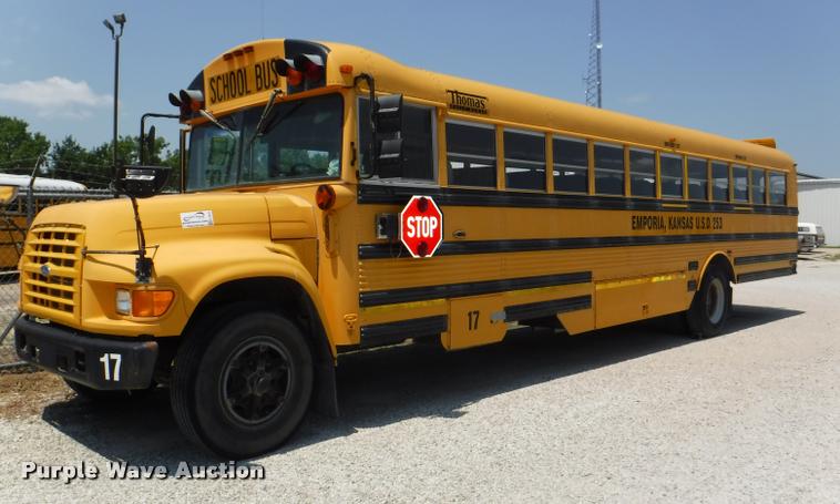 image for item K5944 1997 Ford B800 school bus
