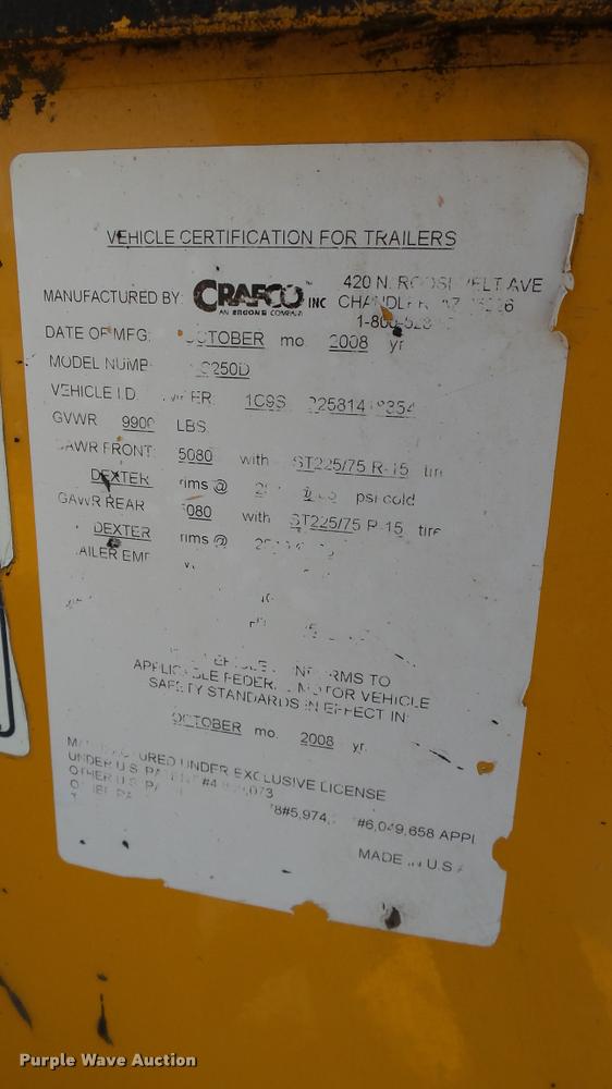 image for item DA1118 2008 Crafco SS250D crack sealer