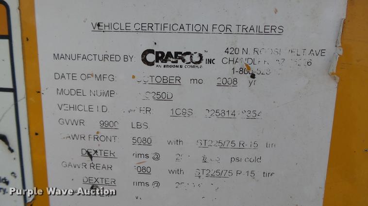 image for item DA1118 2008 Crafco SS250D crack sealer