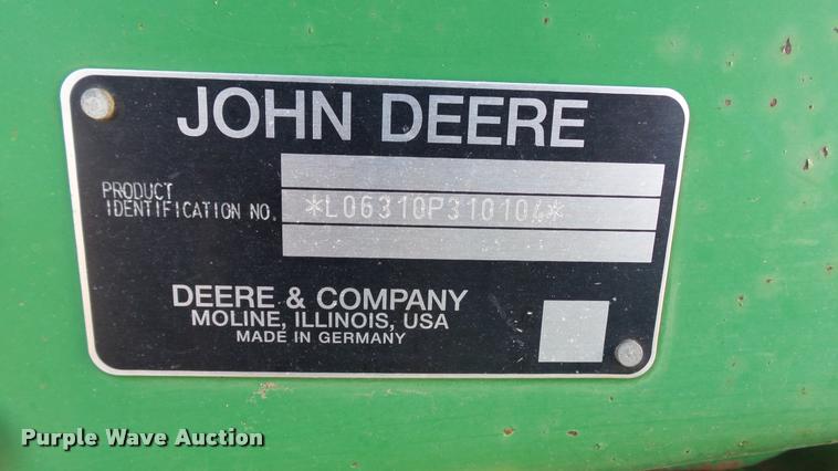 image for item DA1122 2001 John Deere 6310 tractor