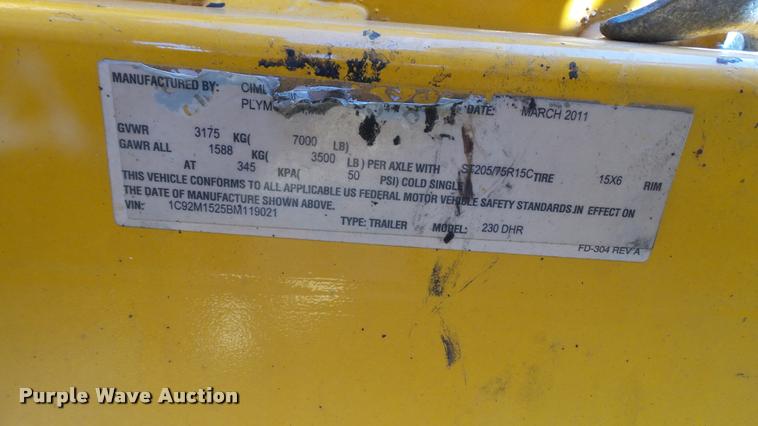 image for item DA1124 2011 Cimline 230 Magma crack sealer