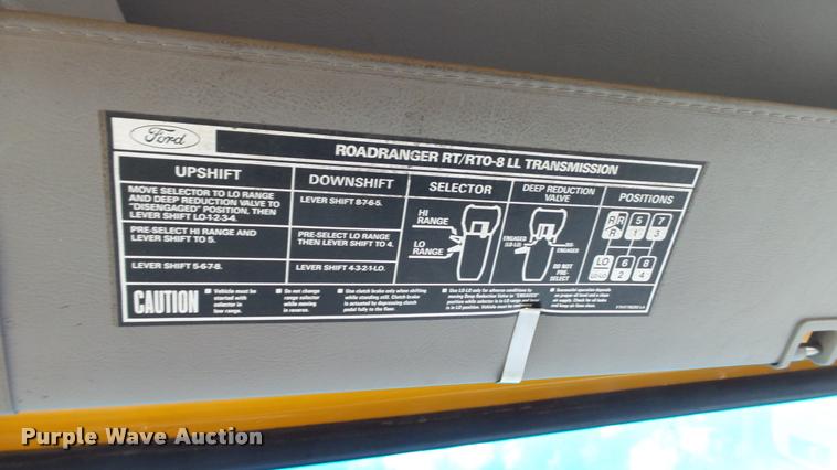 image for item DA1129 1998 Ford LT9501 Louisville 101 dump truck