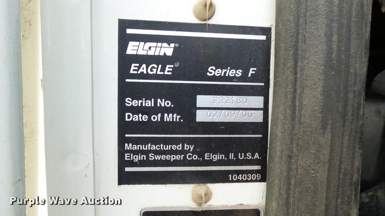 image for item DA1140 2006 Elgin Eagle Series F street sweeper