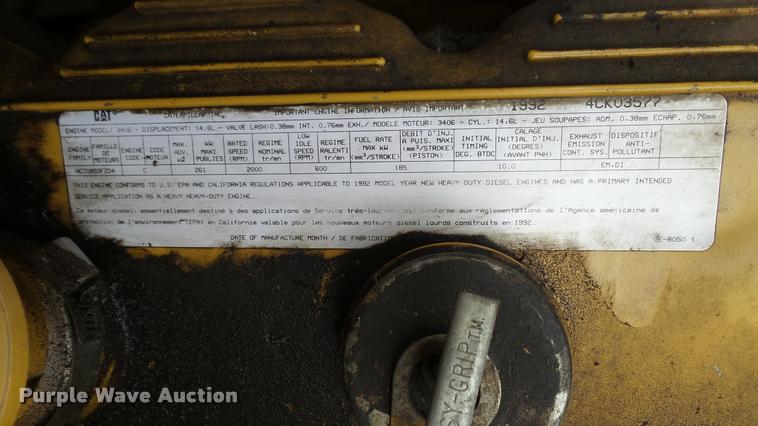 image for item DA1142 1993 Volvo WCM bridge inspection truck