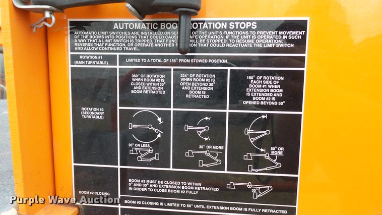 image for item DA1142 1993 Volvo WCM bridge inspection truck