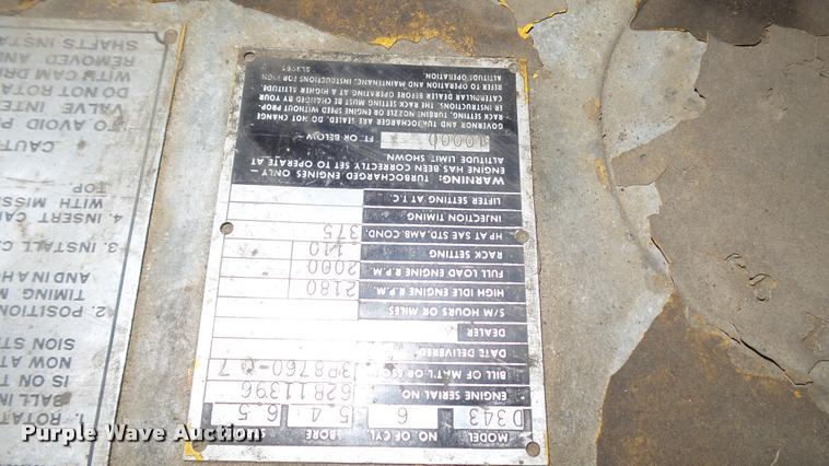 image for item DB9328 1988 Oshkosh W700-15-R snow blower truck