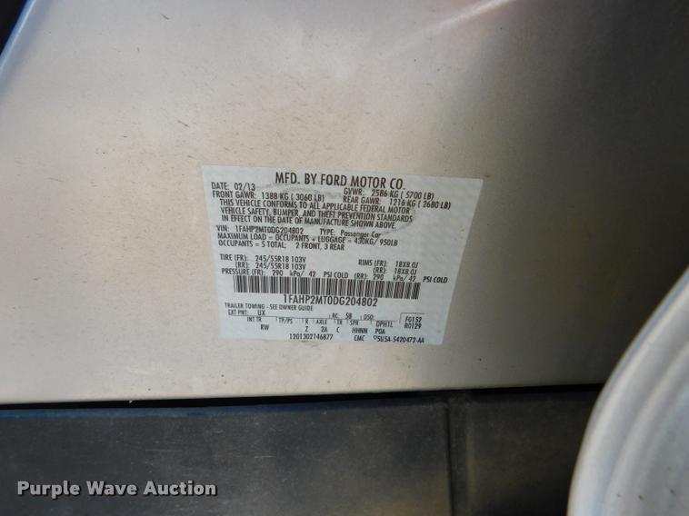 image for item DB9432 2013 Ford Taurus Police