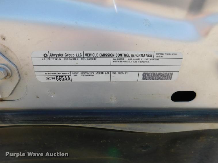 image for item DB9437 2012 Dodge Charger Police