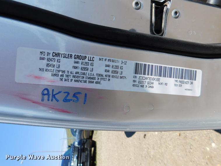 image for item DB9437 2012 Dodge Charger Police