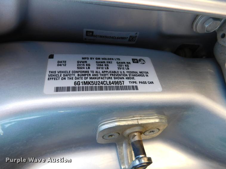 image for item DB9441 2012 Chevrolet Caprice Police