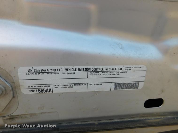 image for item DB9443 2012 Dodge Charger Police