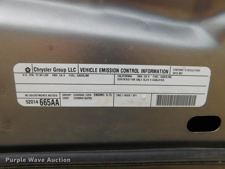 image for item DB9444 2012 Dodge Charger Police