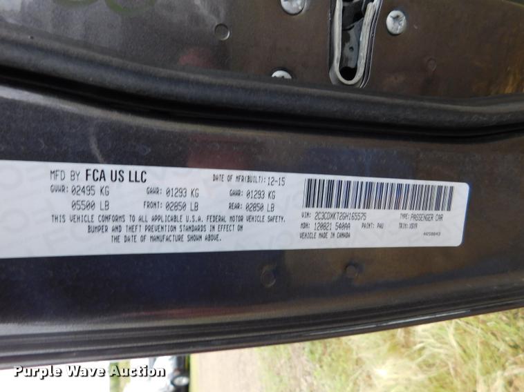 image for item DB9448 2016 Dodge Charger Police