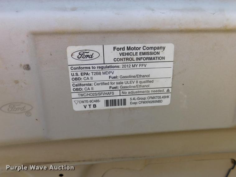 image for item DB9451 2012 Ford E350 Super Duty XL Extended van