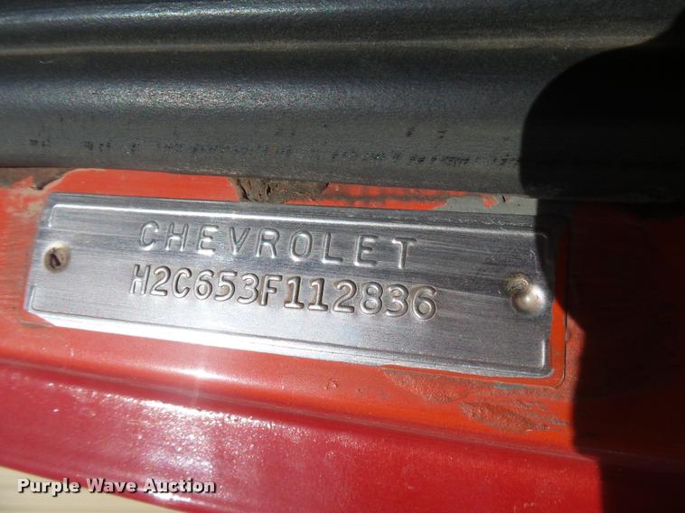 image for item J5444 1962 Chevrolet C6500 fire truck