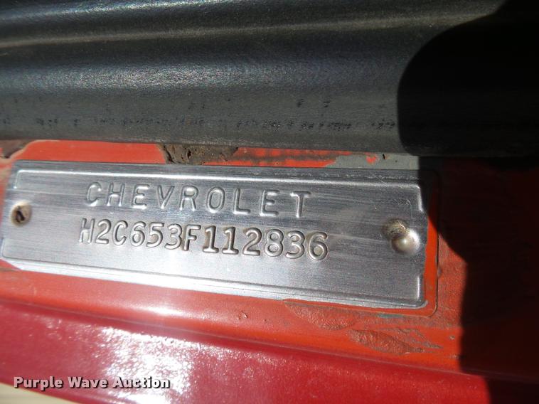 image for item J5444 1962 Chevrolet C6500 fire truck