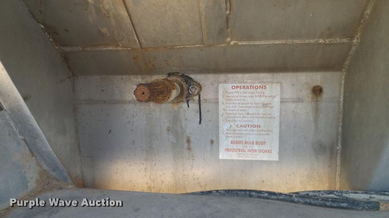 image for item DA6778 Shop built fertilizer tender trailer