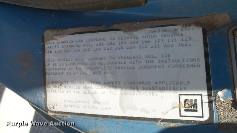 image for item DA6779 1979 Chevrolet C60 grain truck