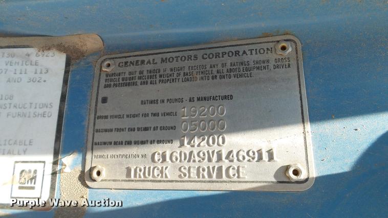 image for item DA6779 1979 Chevrolet C60 grain truck