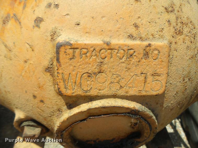image for item DB1379 1940 Allis Chalmers W Speed Patrol tractor