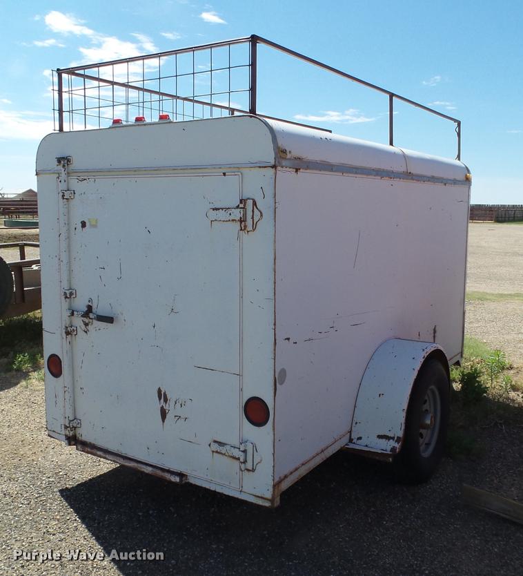 image for item DL9124 1990 S&H enclosed trailer