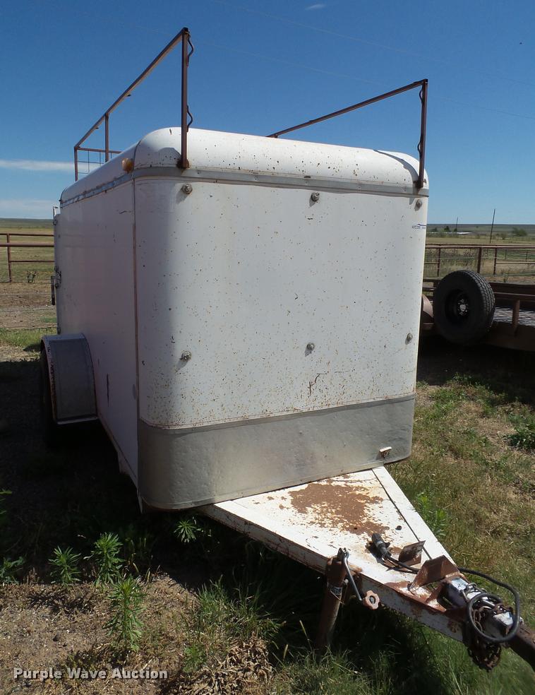 image for item DL9124 1990 S&H enclosed trailer