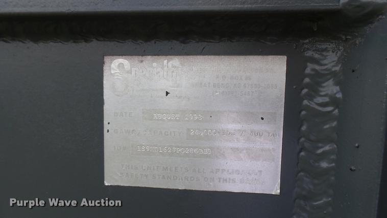 image for item DR9630 1993 Specialty hopper bottom grain trailer