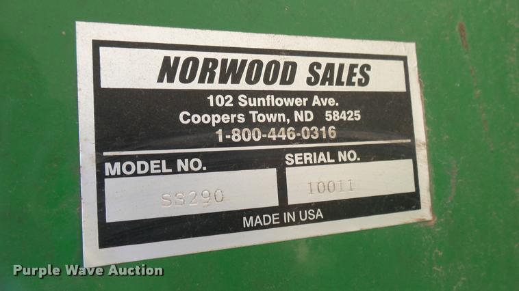 image for item DR9631 Norwood Sales SS290 seed shuttle