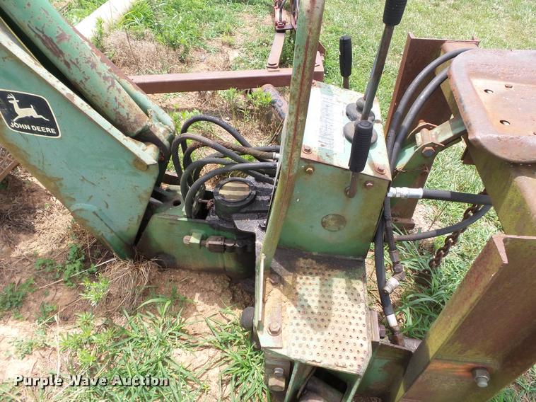 image for item K3257 John Deere backhoe attachment