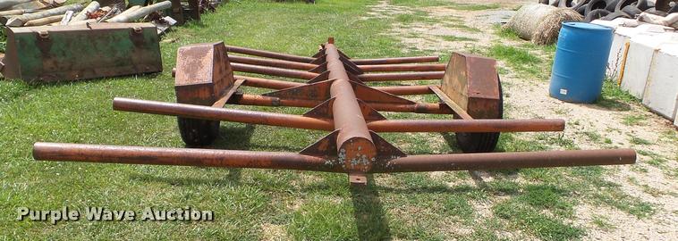 image for item K3262 Shop built hay bale trailer