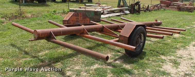image for item K3262 Shop built hay bale trailer