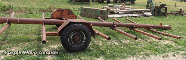 image for item K3262 Shop built hay bale trailer