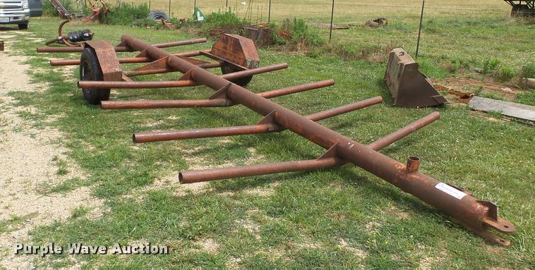 image for item K3262 Shop built hay bale trailer