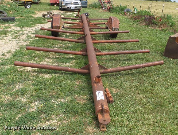 image for item K3262 Shop built hay bale trailer