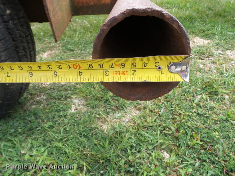 image for item K3262 Shop built hay bale trailer