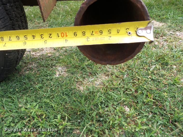 image for item K3262 Shop built hay bale trailer