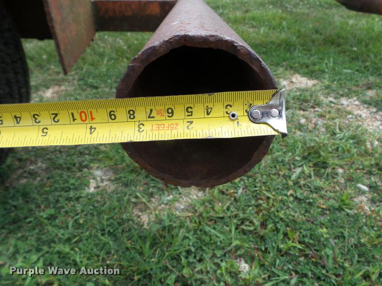 image for item K3262 Shop built hay bale trailer