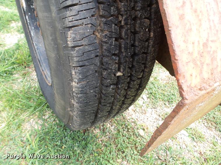 image for item K3262 Shop built hay bale trailer