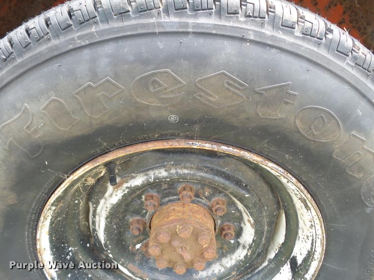 image for item K3262 Shop built hay bale trailer