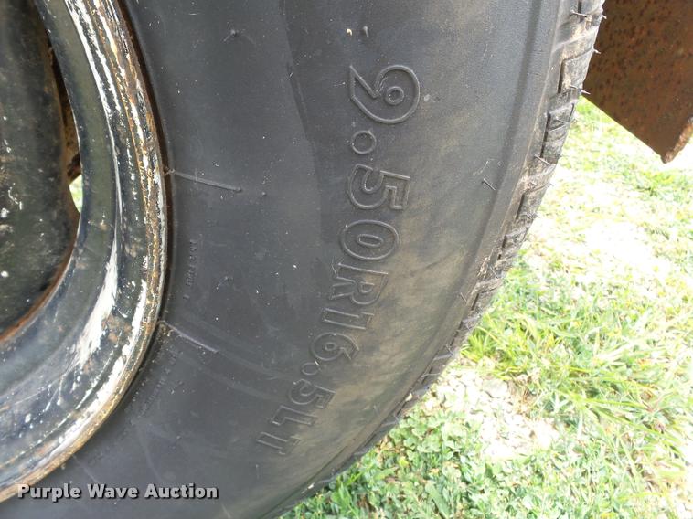 image for item K3262 Shop built hay bale trailer