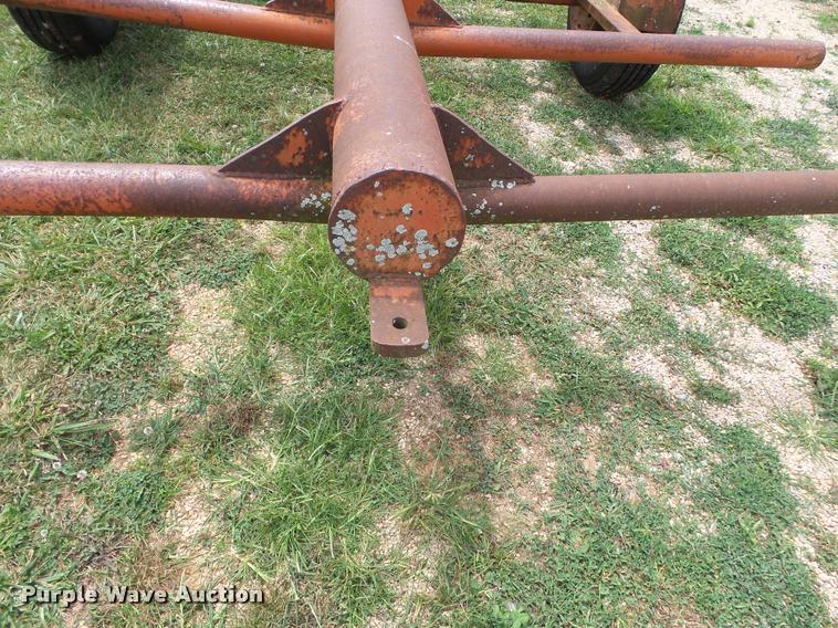 image for item K3262 Shop built hay bale trailer