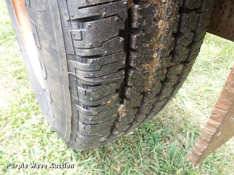 image for item K3262 Shop built hay bale trailer