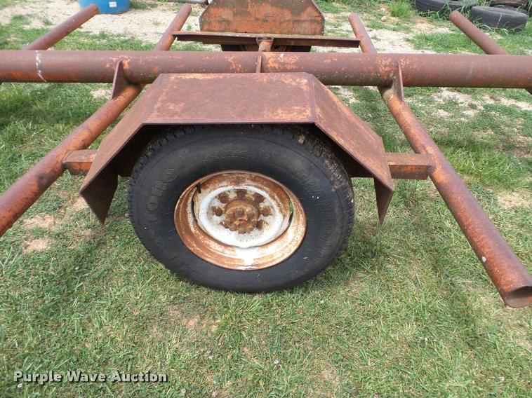 image for item K3262 Shop built hay bale trailer
