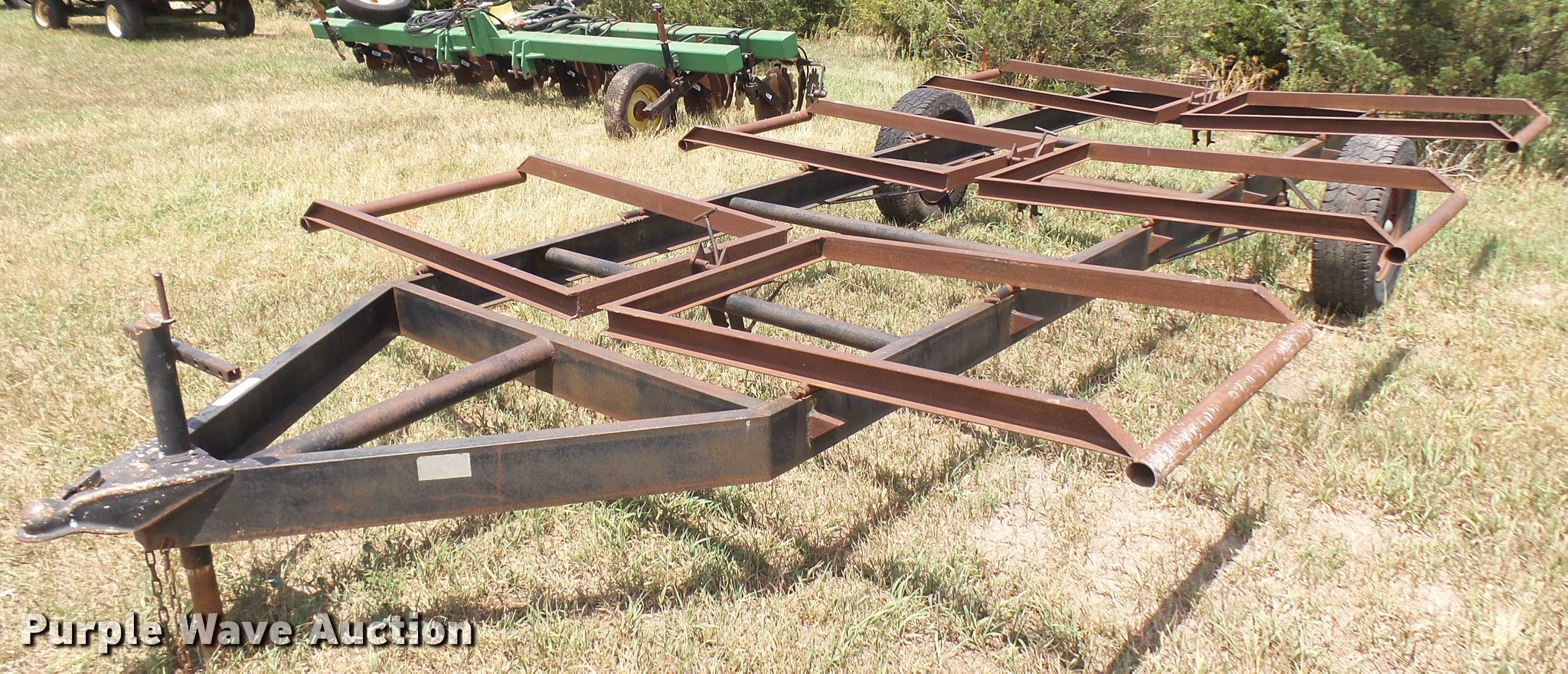 Hay bale trailer in McPherson, KS Item DR9661 sold Purple Wave