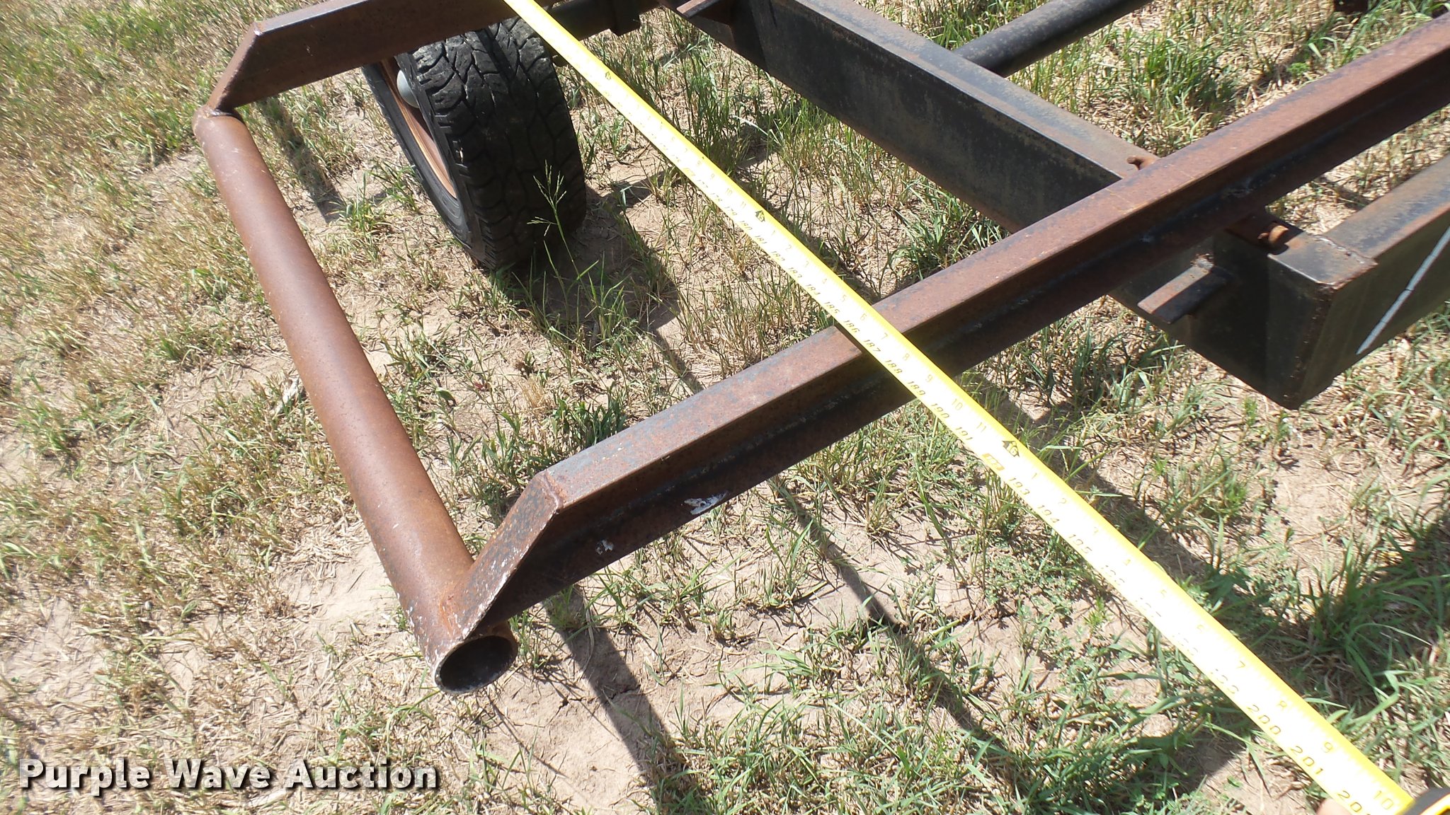 Hay bale trailer in McPherson, KS Item DR9661 sold Purple Wave