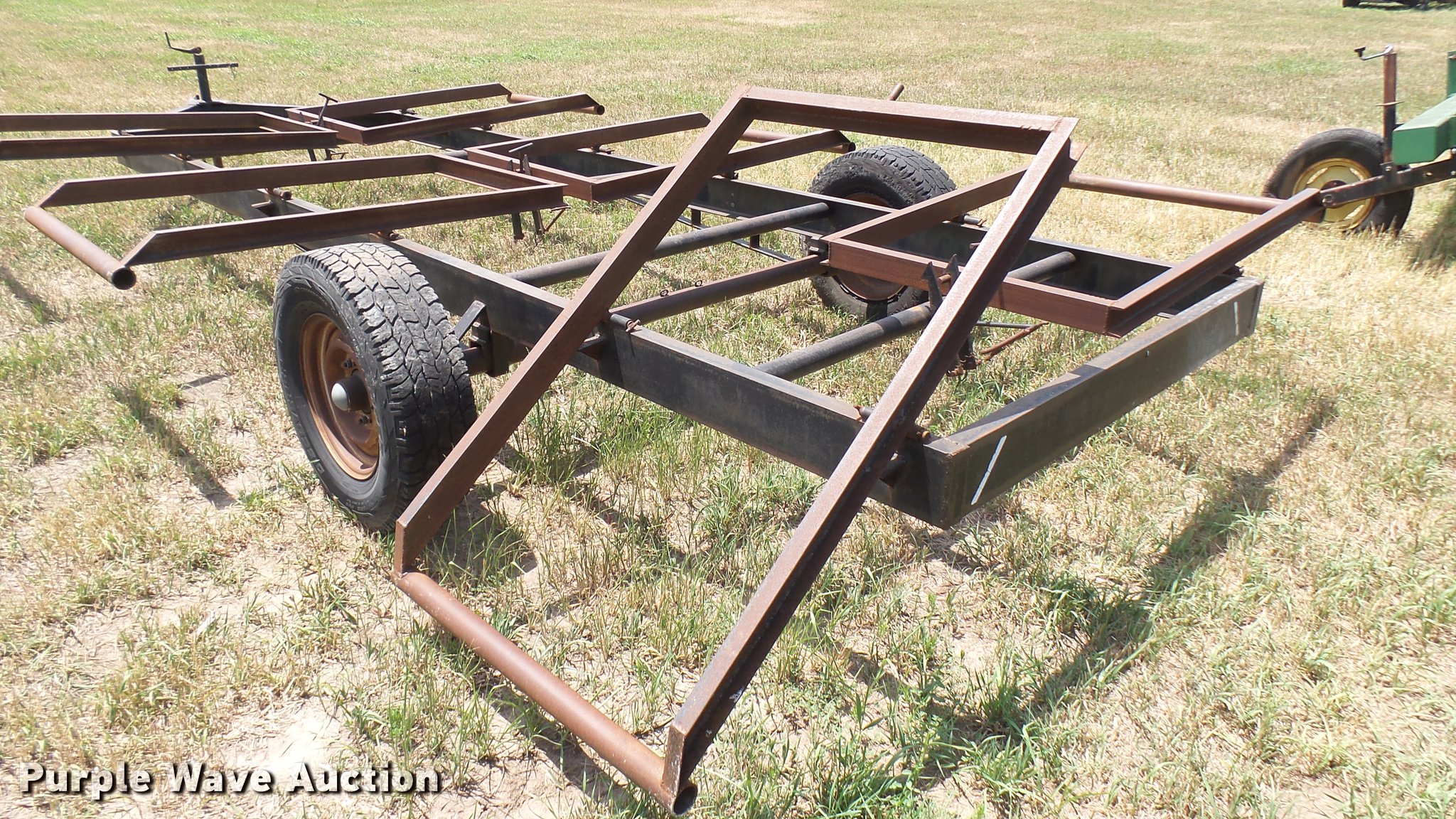 Hay bale trailer in McPherson, KS Item DR9661 sold Purple Wave